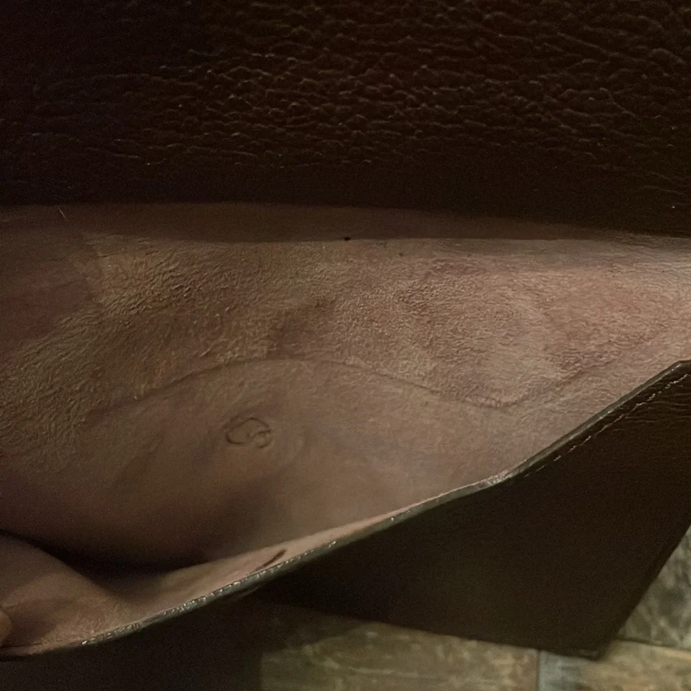Vintage Echt 2 Prym Envelope Leather Wallet🖤